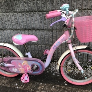 プリンセス 16インチ ピンク 自転車