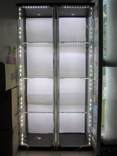 【最終値下げ】IKEA　デトルフ　2台　LEDライトとミラー付き【1月末まで】