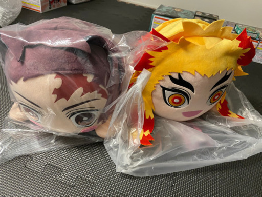 新品タグ付き 鬼滅の刃メガジャンボ寝そべりぬいぐるみ竈門炭治郎煉獄杏寿郎2つセット カゴシマル 断捨離中 名古屋のおもちゃの中古あげます 譲ります ジモティーで不用品の処分