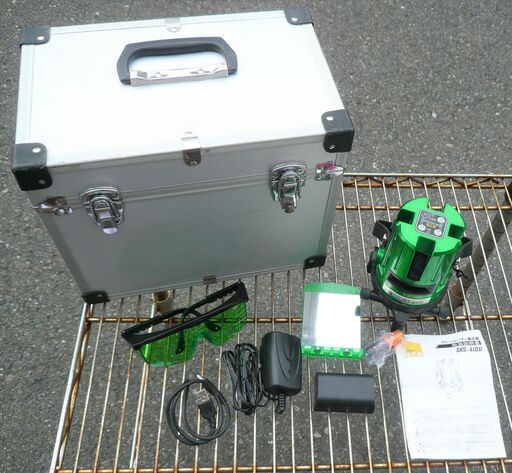 ☆Survey Techno-Science STS SRS-410G グリーンレーザー墨出器◆明るい場所でもくっきりとしたライン