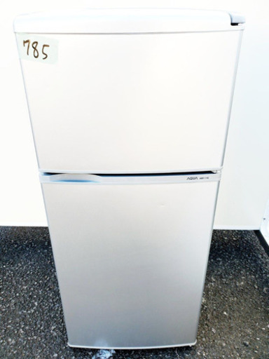 ✨高年式✨785番AQUA✨ノンフロン直冷式冷凍冷蔵庫✨AQR-111E‼️