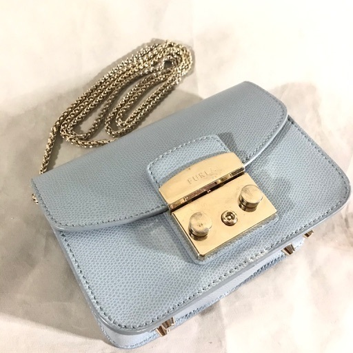 FURLA フルラ メトロポリス ショルダーバッグ ゴールドチェーンライト