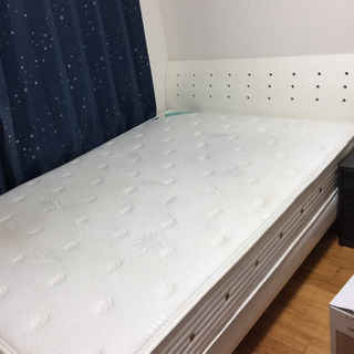 【ネット決済】GRANZ　グランツ　ダブル　ベッド　ホワイト