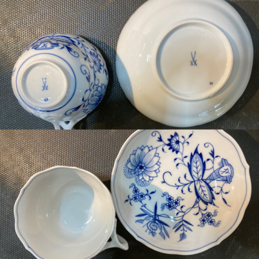 ☆値下げしました☆【愛品倶楽部柏店】Meissen ﾏｲｾﾝ ﾌﾞﾙｰｵﾆｵﾝｼﾘｰｽﾞ  