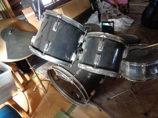 hf □JAZZWALK PERCUSSION ドラムセット 黒 ジャズウォーク □