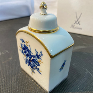 Meissen マイセン ティーキャディー Aquatinta アクアティンタ【愛品