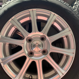 11/3まで値下げ中:165/70R14 スタッドレス+ホイールセット【ほぼ新品:1シーズン,約800km走行のみ】
