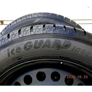 スタットレスタイヤ9分目　185/60R15