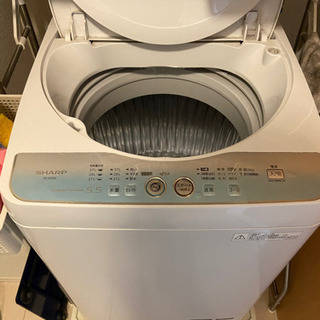 【再再値下げしました】洗濯機を1500円でお譲りいたします。
