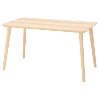 テーブル 【使用期間約2ヶ月】IKEA LISABO リーサボー テーブル 140cm×78cm