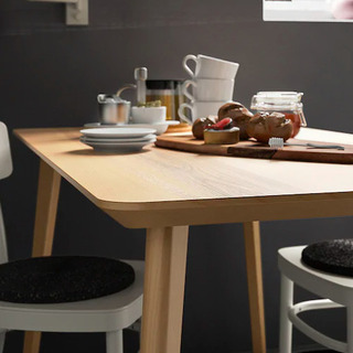 テーブル 【使用期間約2ヶ月】IKEA LISABO リーサボー テーブル 140cm×78cm