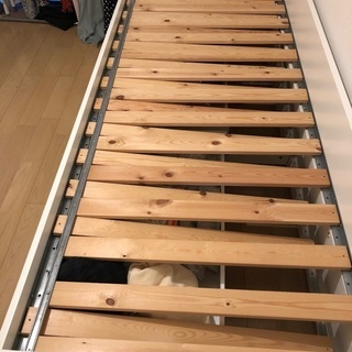 IKEA ベッドフレーム 収納付き, ホワイト