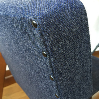 その他 カリモク60 kチェア 1シーター タープブルー ソファ 一人掛け美品