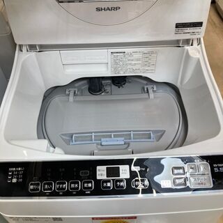 SHARP/シャープ 5.5kg乾燥機能付き洗濯機 2018年式 ES-TX5TC 糸島福岡
