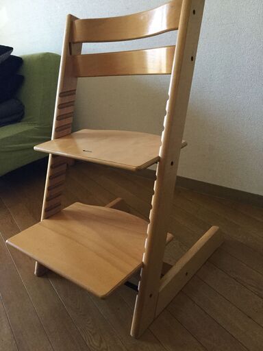 トリップトラップ ストッケ　ベビーチェア　※ベビーセット（ストラップなし）つき