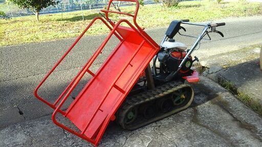 チクスイ運搬車 ❢❢  Kかるスタート  C-OHV 6馬力 クボタガソリンエンジン ❢❢ パワーあり ❢❢