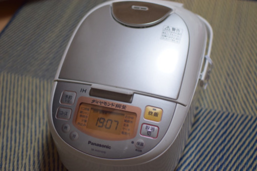 【炊飯器2018年製造】パナソニック IHジャー炊飯器 5.5合焚き シルバーホワイト SR-HVD1070-W