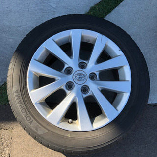 トヨタ アイシス 純正アルミホイール 夏タイヤ付き４本SET 195/65R15 アイシス純正 195/65R15 夏タイヤ ノア ヴォクシー エスクァイア