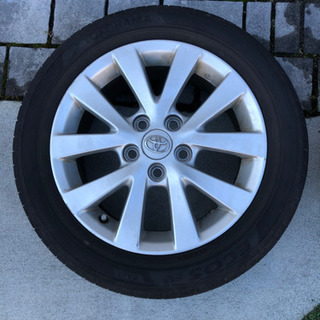 トヨタ アイシス 純正アルミホイール 夏タイヤ付き4本SET 195/65R15 トヨタ アイシス 純正ホイール 夏タイヤ付き4本セット