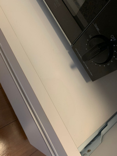 【美品】レンジボード レンジ台 キッチン収納 スライドテーブル 家電収納 レンジラック 小型 木製 幅60cm