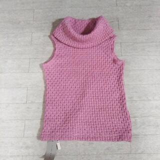 新品未使用　タートルネックセーター(袖無し)　M〜L