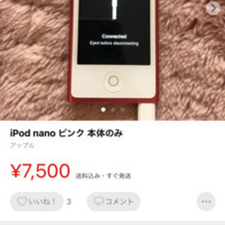 【ネット決済・配送可】iPod nano