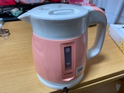 タイガー 電気ケトル 800ml コーラルオレンジ わく子 Pcf G080 D あおい 志村三丁目の家電の中古あげます 譲ります ジモティーで不用品の処分