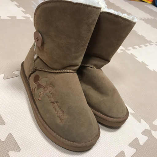 イーハイフン ディズニー ミッキー ミニー ムートンブーツ M なすちゃん 新座の靴 バッグの中古あげます 譲ります ジモティーで不用品の処分