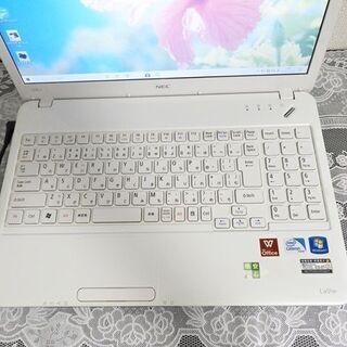 送料無料！直接割引OK！NEC/ホワイト/win10/外付けカメラ/綺麗