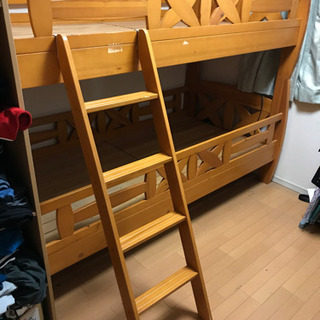 【商談中】中古木製 2段ベッド