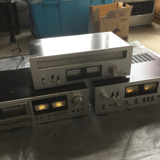 パイオニア　Pioneer ステレオ　チューナー　カセットテープ...
