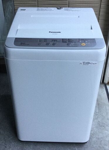 【RKGSE-386】特価！Panasonic/5kg/全自動洗濯機/NA-F50B10/中古/2017年製/当社より近隣地域無料配達