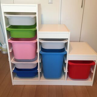 ikea トロファスト（カゴ付き）　99x44x95 cm（値下...