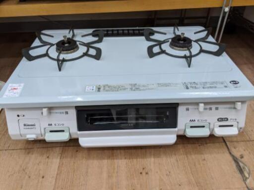 ガスコンロ 都市ガス リンナイ KGM64MT2 2018年製 【安心の3ヵ月保証付】自社配送時代引き可※現金、クレジット、スマホ決済対応※