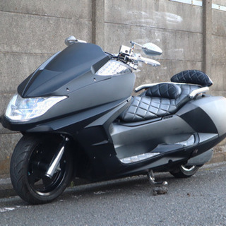 【YAMAHA マグザム】★渋めのマッドブラックカラー★シンプルな大人カスタム！