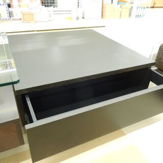 大川家具　福山工芸　座卓テーブル ローテーブル　スクエアテーブル 黒　ブラック