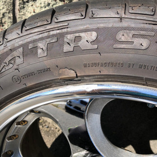 17インチ 5H-114.3 Gartmaierタイヤホイールセット 8j.9j 傷あり