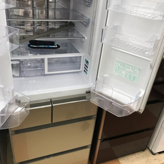 🉐シャープ2016 430L⭕️  保証3カ月 配達可能💯 高品位ガラスドアを採用