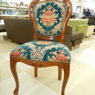 アンティーク調　ダイニングセット　花柄
