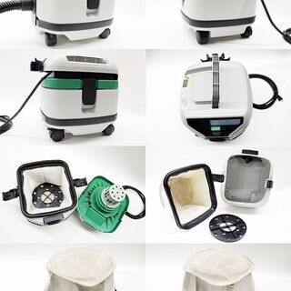 hikoki　ハイコーキ　電動工具用集じん機　RP80SB　動作OK　乾湿両用　集じん容量８L　水用ナイロンフィルタ付　業務用掃除機　集じん機　クリーナー　日立工機