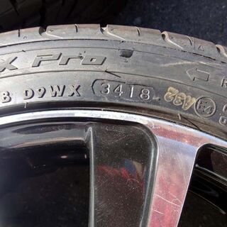 【恵庭】195/45R16+アルミホイール4本セットバリ山！