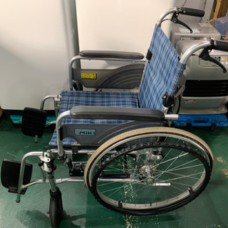 MIKI 車椅子　LS-43RD 100キロ　自走式　現状
