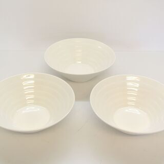 白い陶器の大鉢　深皿　3個セット