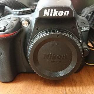 Nikon D3400一眼レフ 美品 300ズームレンズ付き