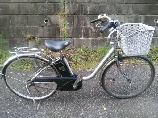 電動アシスト自転車　Panasonic　vivi TX　2014モデル　シルバー　　6年使用　　バッテリー8.9Ah
