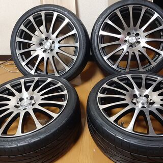 引き取り限定18インチ225/40ホイールROZEST 4本通し レガシィ、プリウス他