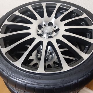 引き取り限定18インチ225/40ホイールROZEST 4本通し レガシィ、プリウス他