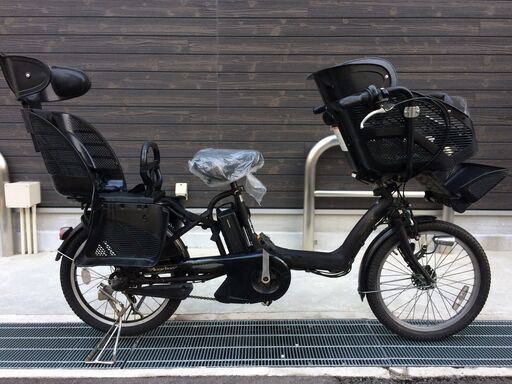 地域限定　ブリヂストン　アンジェリーノプティット　三人乗り　子供乗せ　8,7AH　茶　ギュットミニ　キッスミニ　神戸市　電動自転車
