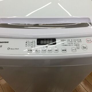 トレファク鶴ヶ島店】Hisense 7.5kg 全自動洗濯機 2019年製の通販はau 