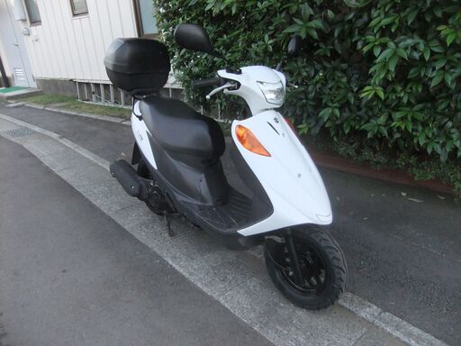 スズキ アドレスV125 中古実動美車 バッテリーフル充電済み リアBOX